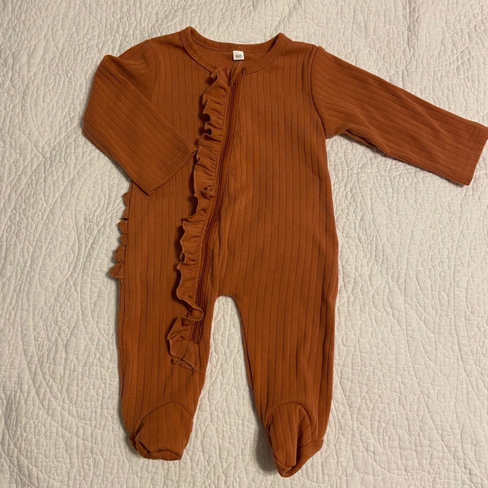 NWOT Boutique Footed Onesie